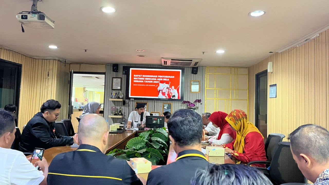 Rapat Koordinasi Penyusunan Rencana Aksi Bela Negara 2025 di Kota Semarang